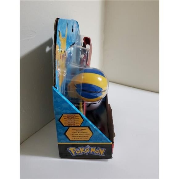 Pokemon Pikachu & Quick Ball Clip 'n' Carry Poke Ball Belt Collection - Picture 4 of 6